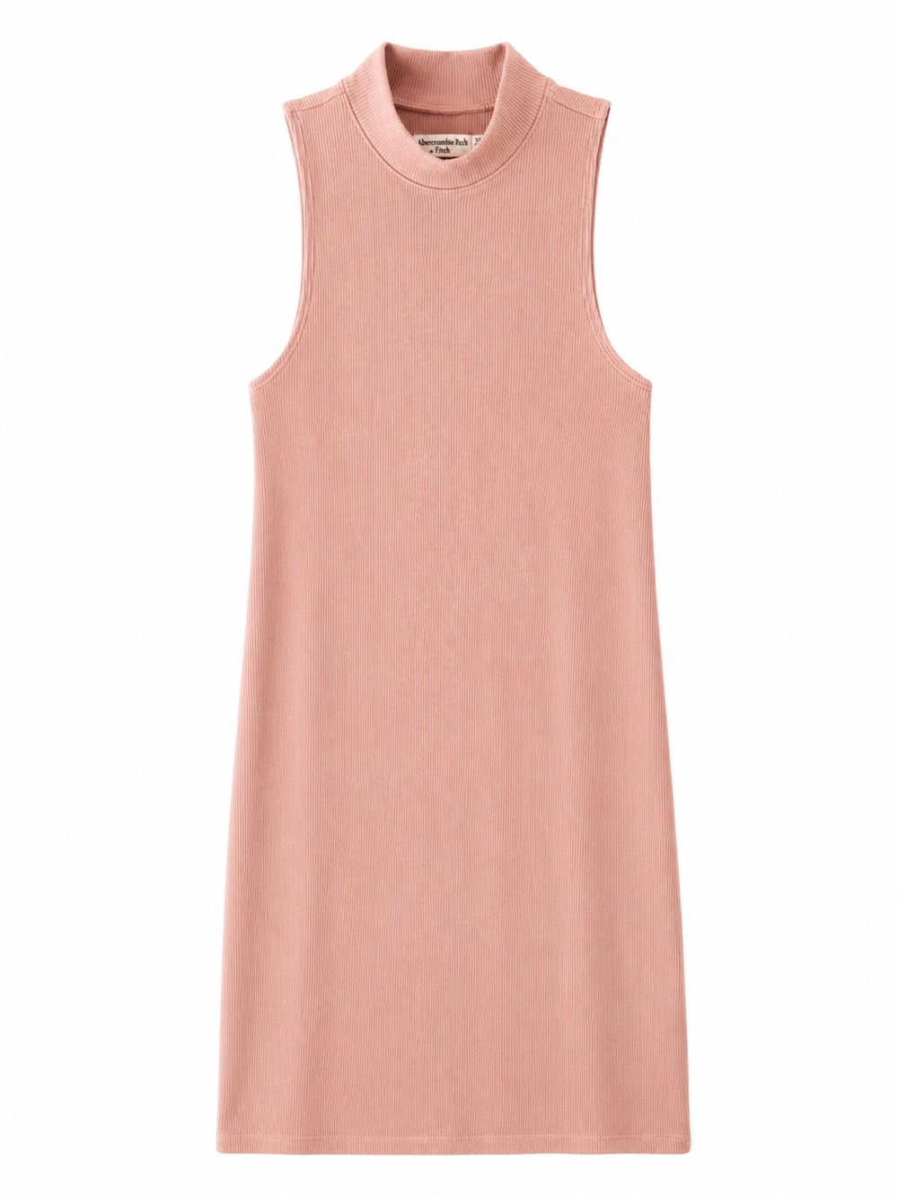 Abercrombie & Fitch Stretchy Dusty Pink Sleeveless Dress